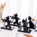 Piano Cat creative Telescopic metal creative bookshelf